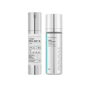 VT COSMETICS Bundle Reedle Shot 100 & PDRN Glow Ampoule, Microneedling Serum & PDRN Facial Mist